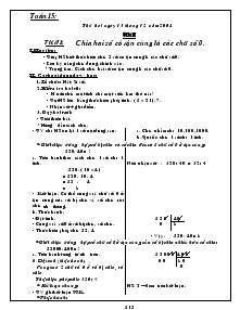 Giáo án Lớp 4 - Tuần 15 (tiết 2)