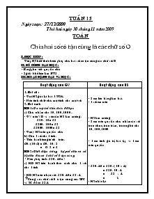 Giáo án Lớp 4 - Tuần 15 (Tiết 6)