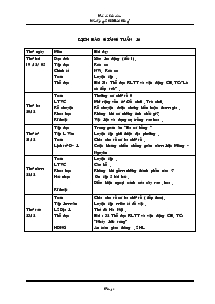 Giáo án Lớp 4 Tuần 16 - Nguyễn Thị Bích Thủy