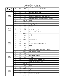 Giáo án Lớp 4 - Tuần 16 (Tiết 6)