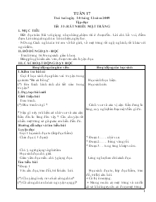 Giáo án Lớp 4 - Tuần 17 (Tiết 5)