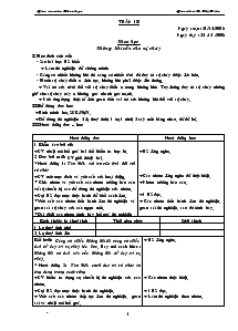 Giáo án Lớp 4 - Tuần 18 - Lê Thị Hiền