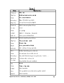 Giáo án Lớp 4 - Tuần 2 - Nguyễn Thị Bích Liên