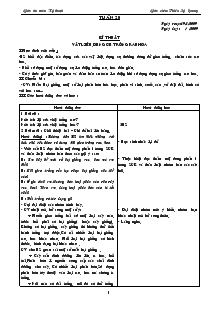 Giáo án Lớp 4 - Tuần 20 - Thiều Sỹ Quang