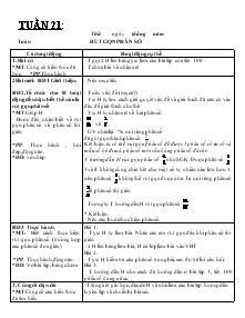 Giáo án Lớp 4 Tuần 21 (Tiết 2)