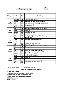 Giáo án Lớp 4 - Tuần 21 (Tiết 3)