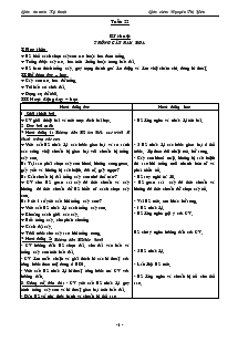 Giáo án Lớp 4 - Tuần 22 - Nguyễn Thị Nga