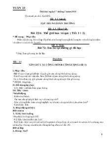 Giáo án Lớp 4 - Tuần 23 (Tiết 7)