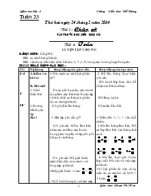 Giáo án Lớp 4 - Tuần 23 - Trường tiểu học Đỗ Động