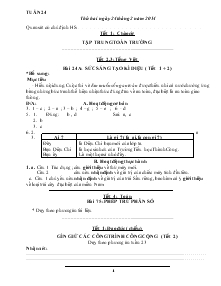 Giáo án Lớp 4 - Tuần 24 (Tiết 3)