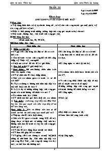 Giáo án Lớp 4 - Tuần 25 - Thiều Sỹ Quang