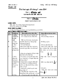 Giáo án Lớp 4 - Tuần 25 - Trường Tiểu học Đỗ Động