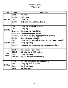 Giáo án Lớp 4 Tuần 26 (tiếp)