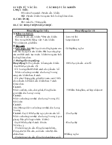 Giáo án lớp 4 - Tuần 27 - Môn Luyện từ và câu: Cách đặt câu khiến