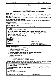 Giáo án Lớp 4 - Tuần 27 - Thiều Sỹ Quang