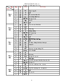 Giáo án Lớp 4 - Tuần 27 (Tiết 8