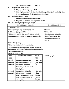 Giáo án lớp 4 - Tuần 28 - Môn Tiếng Việt - Ôn tập giữa kì II (tiết 5)