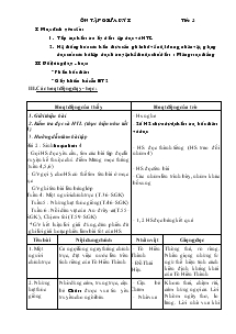 Giáo án lớp 4 - Tuần 28 - Môn Tiếng Việt - Ôn tập giữa kỳ I (tiết 3)