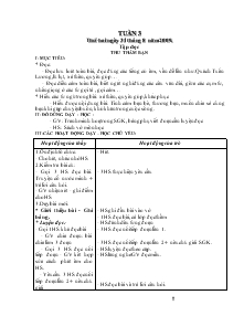 Giáo án Lớp 4 - Tuần 3 (Tiết 6)