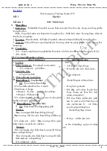 Giáo án Lớp 4 - Tuần 3 - Trường tiểu học Đoàn Xá