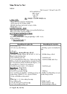 Giáo án Lớp 4 - Tuần 3 - Trường Tiểu học Vạn Thọ 2