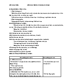 Giáo án lớp 4 - Tuần 30 - Môn Kể chuyện: Kể chuyện đã nghe, đã đọc