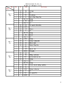 Giáo án Lớp 4 - Tuần 32 (Tiết 5)