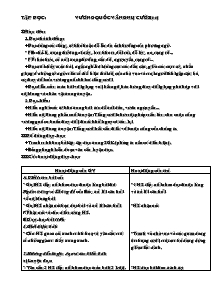 Giáo án lớp 4 - Tuần 33 - Môn Tập đọc: Vương quốc vắng nụ cười