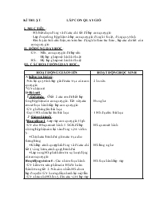 Giáo án lớp 4 - Tuần 34 - Môn Kĩ thuật: Lắp con quay gió