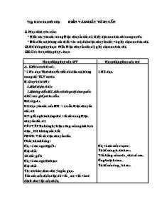 Giáo án lớp 4 - Tuần 34 - Môn Tập làm văn (tiết 68): Điền vào giấy tờ in sẵn