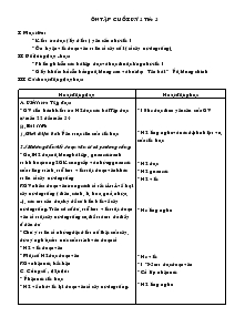 Giáo án lớp 4 - Tuần 35 - Môn Tiếng Việt - Ôn tập cuối kỳ 2 (tiết 3)