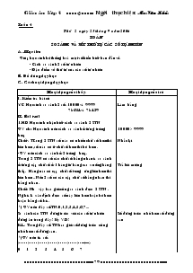 Giáo án Lớp 4 - Tuần 4 - Mai Văn Khải