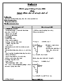 Giáo án Lớp 4 - Tuần 4 - Môn Toán