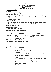 Giáo án Lớp 4 Tuần 4 (tiếp)