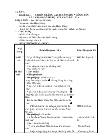 Giáo án lớp 4 - Tuần 7 - Môn Lịch sử: Chiến thắng bạch đằng do ngô quyền lãnh đạo (năm 938)