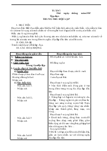 Giáo án Lớp 4 - Tuần 7 (Tiết 6)