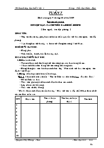 Giáo án Lớp 4 - Tuần 7 - Trường Tiểu học Xuân Ngọc (tiếp)