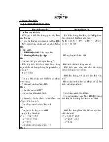 Giáo án Lớp 4 - Tuần 8 (Tiếp theo)