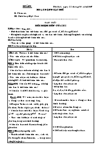 Giáo án Lớp 4 - Tuần 8 (tiết 1)