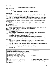 Giáo án Lớp 5 - Tuần 35 (Tiếp)