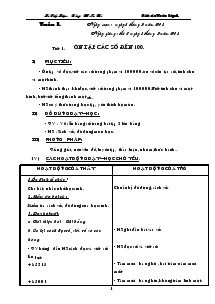 Giáo án môn Toán 4 - Lò Tiến Liêm - Trường TH Nà Bó