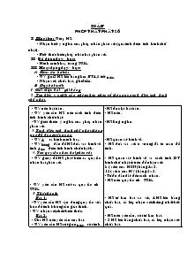 Giáo án môn Toán 4 - Phép nhân phân số