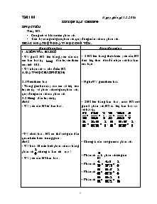 Giáo án môn Toán 4 - Tiết 100 đến tiết 130