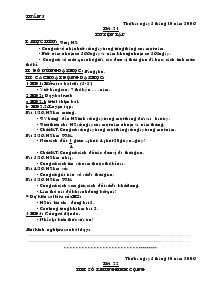 Giáo án môn Toán 4 - Tiết 21: Luyện tập