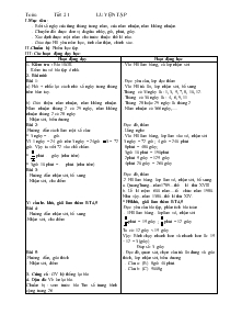 Giáo án môn Toán 4 - Tiết 21: Luyện tập