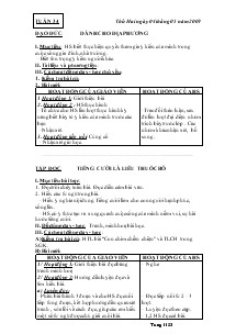 Giáo án tổng hợp lớp 4 - Nguyễn Thị Tuyết - Trường Tiểu học Phan Bội Châu - Tuần 34