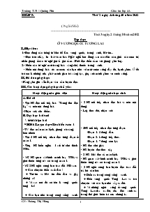 Giáo án tổng hợp lớp 4 - Trường TH số 1 Quảng Phú - Tuần 7