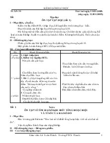 Giáo án tổng hợp lớp 4 - Tuần .35