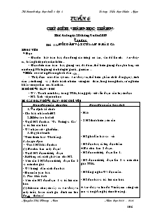 Giáo án tổng hợp lớp 4 - Tuần 6
