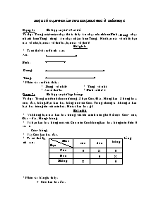 Một số dạng Toán suy luận lôgic ở tiểu học